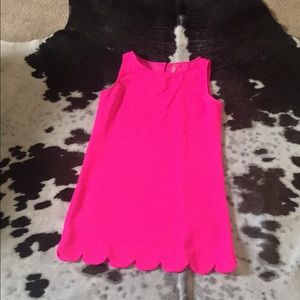 Small Pink Scalloped Dress